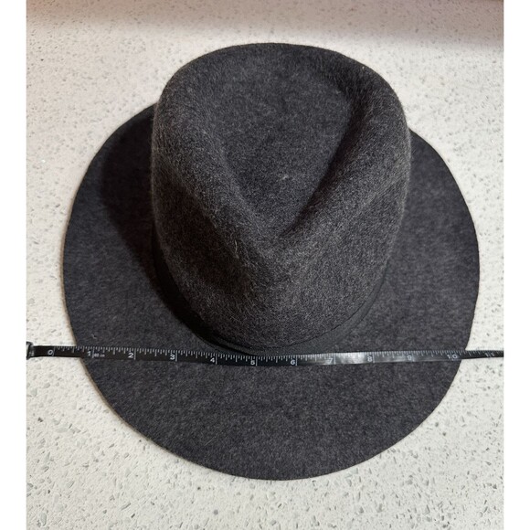 Biltmore for Madewell Women’s Hat 100% Wool Dark Grey Governor Fedora S/M VTG - Picture 10 of 10